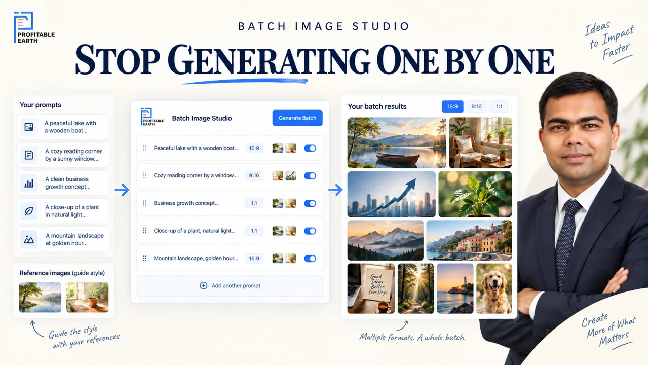 Batch Image Studio demonstration preview